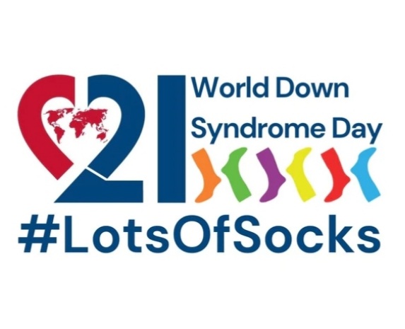 March 21st is World Down Syndrome Day! Wear your brightly-coloured, wildest socks - we are going to 'Rock our Socks'!
 #worlddownsyndromeday #lotsofsocks