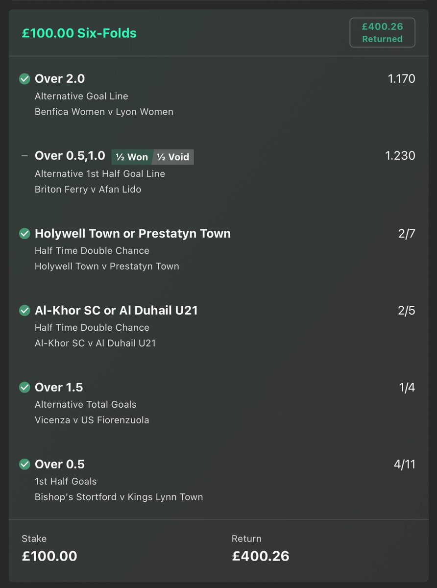 Footy_Tipsters's tweet image. BOOOOOOM ACCA WINS AGAIN 🔥🔥🔥🔥🔥🔥🔥🔥🔥🔥🔥🔥🔥🔥 absolutely killing these accas!!!!!! 

That’s 7 accas landed in 9 days 💰💰

50 retweets and you get tomorrows acca TONIGHT!! ……. Must hit 50