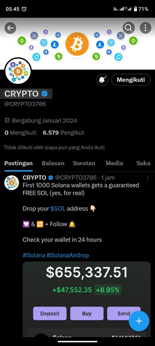 Humann_144's tweet photo. @CRYPTO3706 5H7jtqx5qAFcWXCaiFaM7DEpry2oUr2nL3XX4PJ6V1nM https://t.co/MxpWVDL7I1