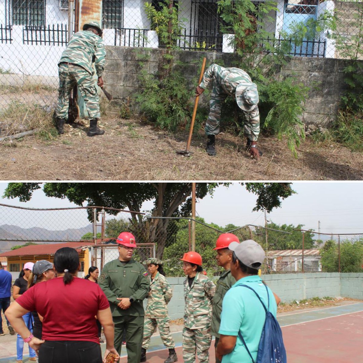 Auténticos líderes comandan el Sistema Defensivo Territorial haciendo gala de su patriotismo, conduciendo y guiando a sus hombres y mujeres en el cumplimiento de la misión ! 

Comandante de la ZODI Aragua dando el ejemplo junto a guerreros del bravo pueblo que lo acompañan !