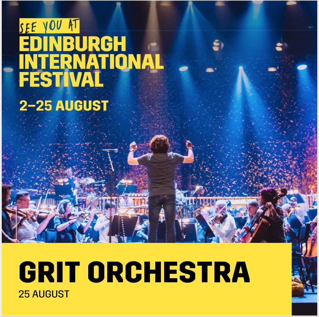 Just a wee reminder that tickets for the @GritOrchestra Orchestra at will be going on sale to the general public at 12:00 on Thursday 21st March. @edintfest @edinplayhouse @RealWorldRec @itspetergabriel @ccfest eif.co.uk/events/grit-or…