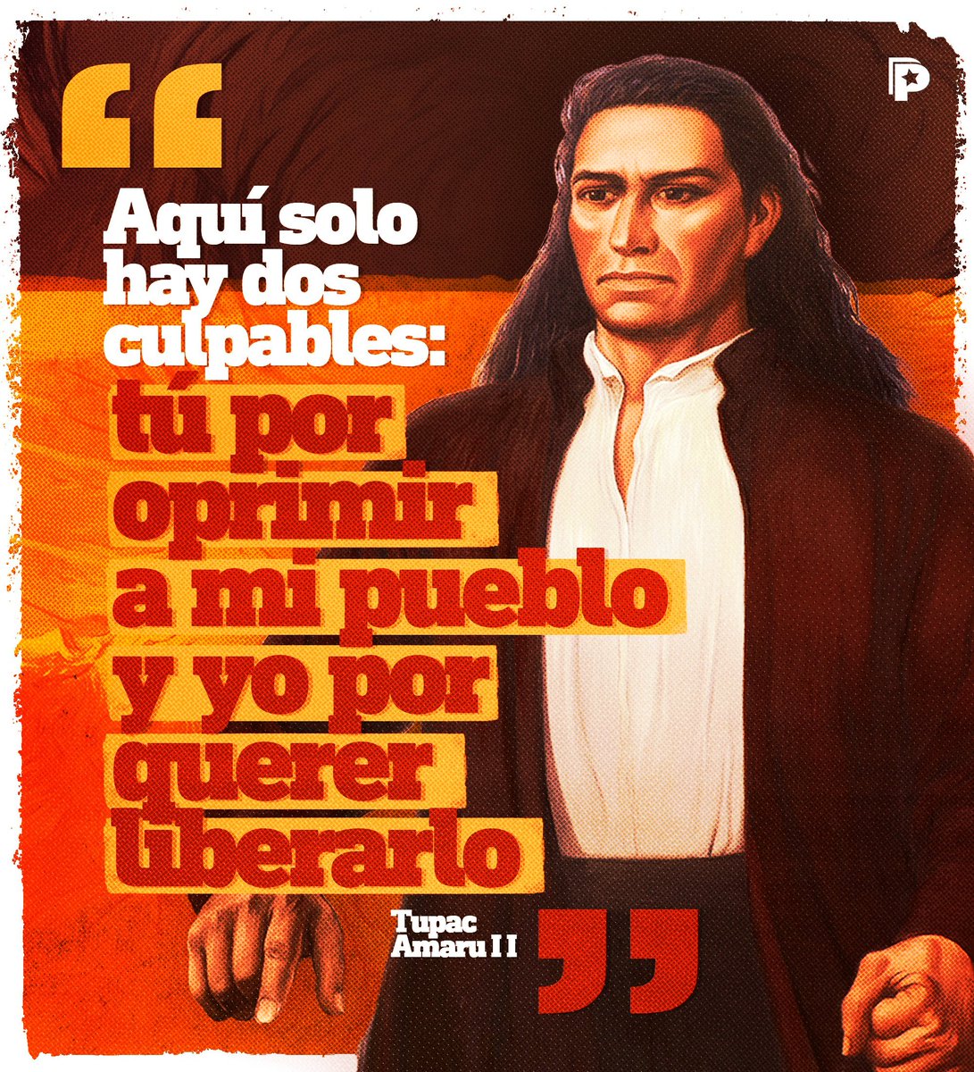 🦾✌️✊   Tupac Amaru II, también conocido como José Gabriel Condorcanqui, fue un líder indígena peruano nacido el 19 de marzo de 1742 en Perú. Su papel crucial en la lucha por la independencia de América Latina lo convirtió en un símbolo de resistencia contra el dominio español.