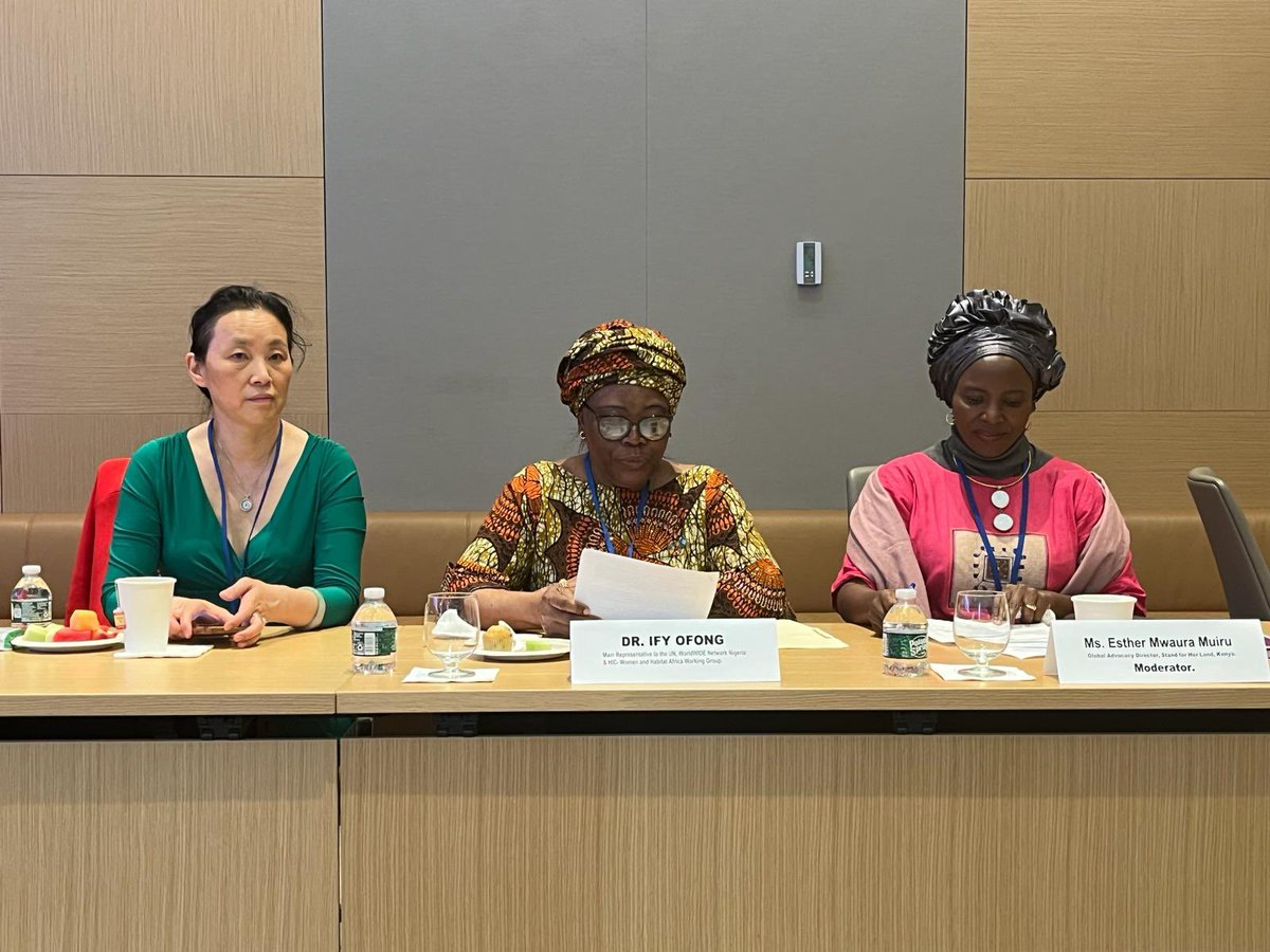 On Mon Mar 18 UI ED Jean Quinn spoke at a high level #CSW68 parallel event on enhancing gender equality through women’s land and habitat rights to accelerate poverty eradication and implementation of the SDGs. Thank you to all who participated in this important event!