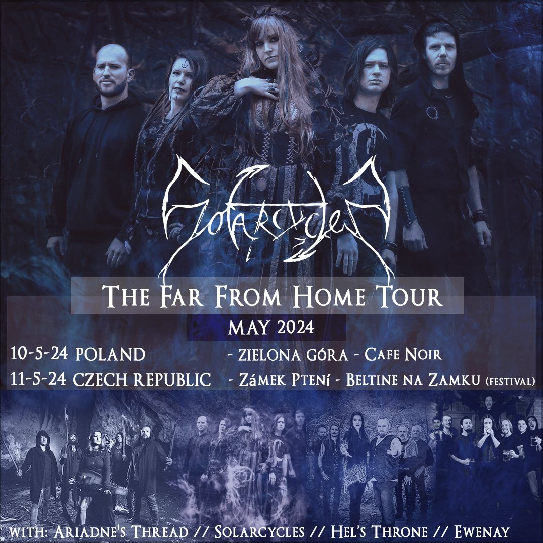We'll visit Poland and Czech Republic this may! 🤘🏼

#folkmetal #metalband
