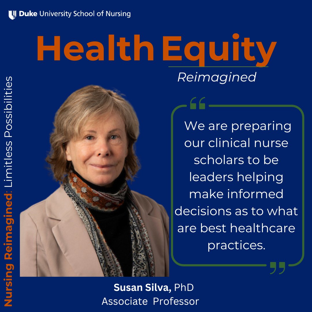Associate Professor Susan Silva has been integral to a 7-year partnership with the University of KwaZulu-Natal School of Nursing and Public Health in Durban, South Africa, conducting studies on evidence-based care and quality improvement. Read more: duke.is/5/ewrm