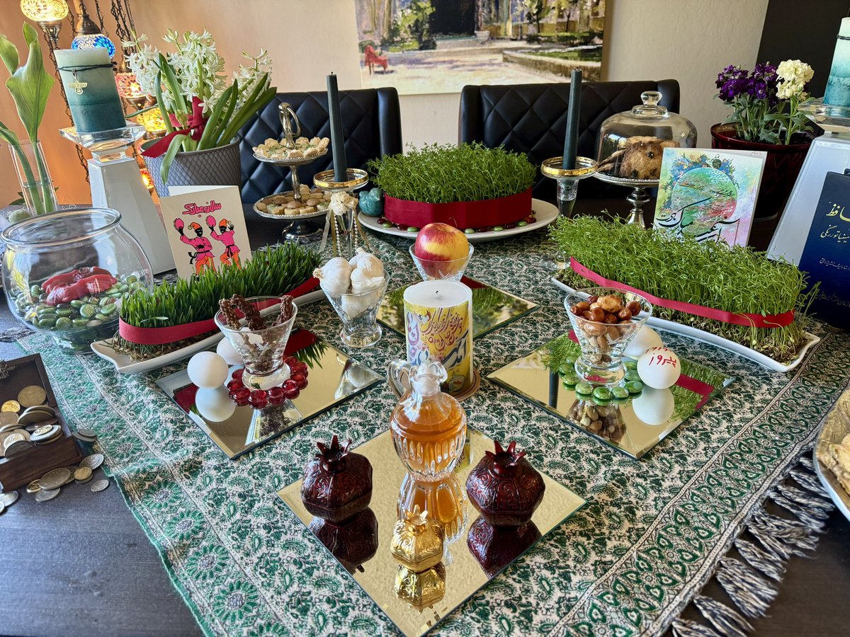 Maman really popped off with the nowruz haft sin this year #Nowruz