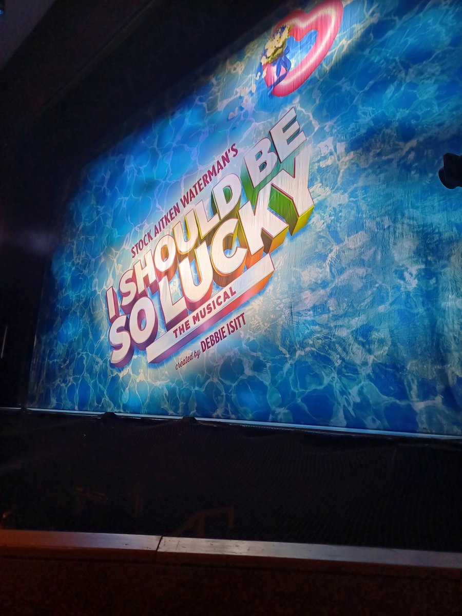 labelladonna75's tweet photo. Had a fabulous time at @SoLuckyMusical at Woking tonight. Was 2nd row from front & got a wave from the brilliant @JChapmanesq when boogieing at the end. They need to sell the black & gold "Your Disco Needs You" t-shirt #bestmusicalever https://t.co/ml9Q96M698