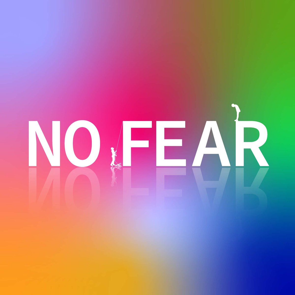 CaudioEliab's tweet photo. Abstract Gradient is a 2024 Graphic Design Trend. Testing the waters with this No Fear Graphic concept. 
#trends #2024 #graphicdesign https://t.co/U8HIgb3HHY