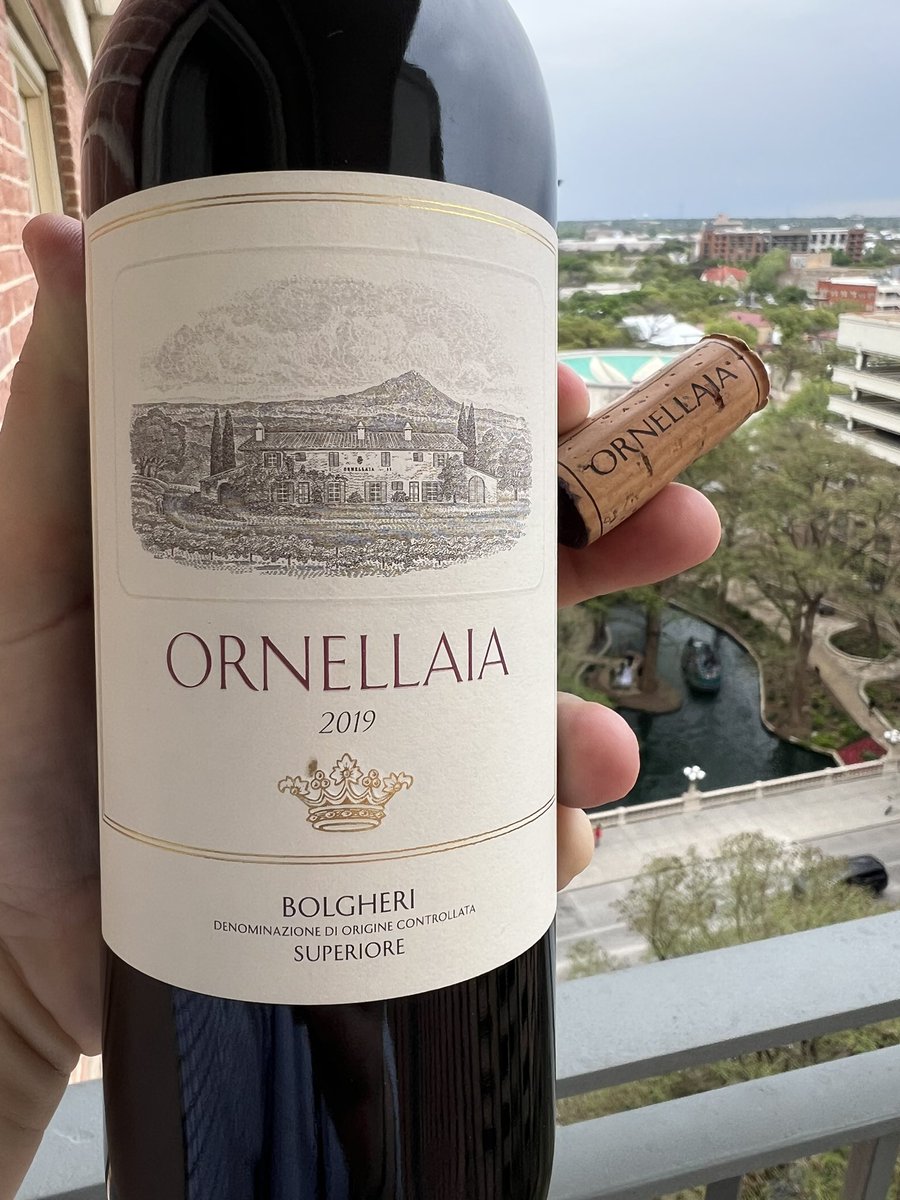 2019 Ornellaia + friends = a good time at Bliss Restaurant San Antonio.