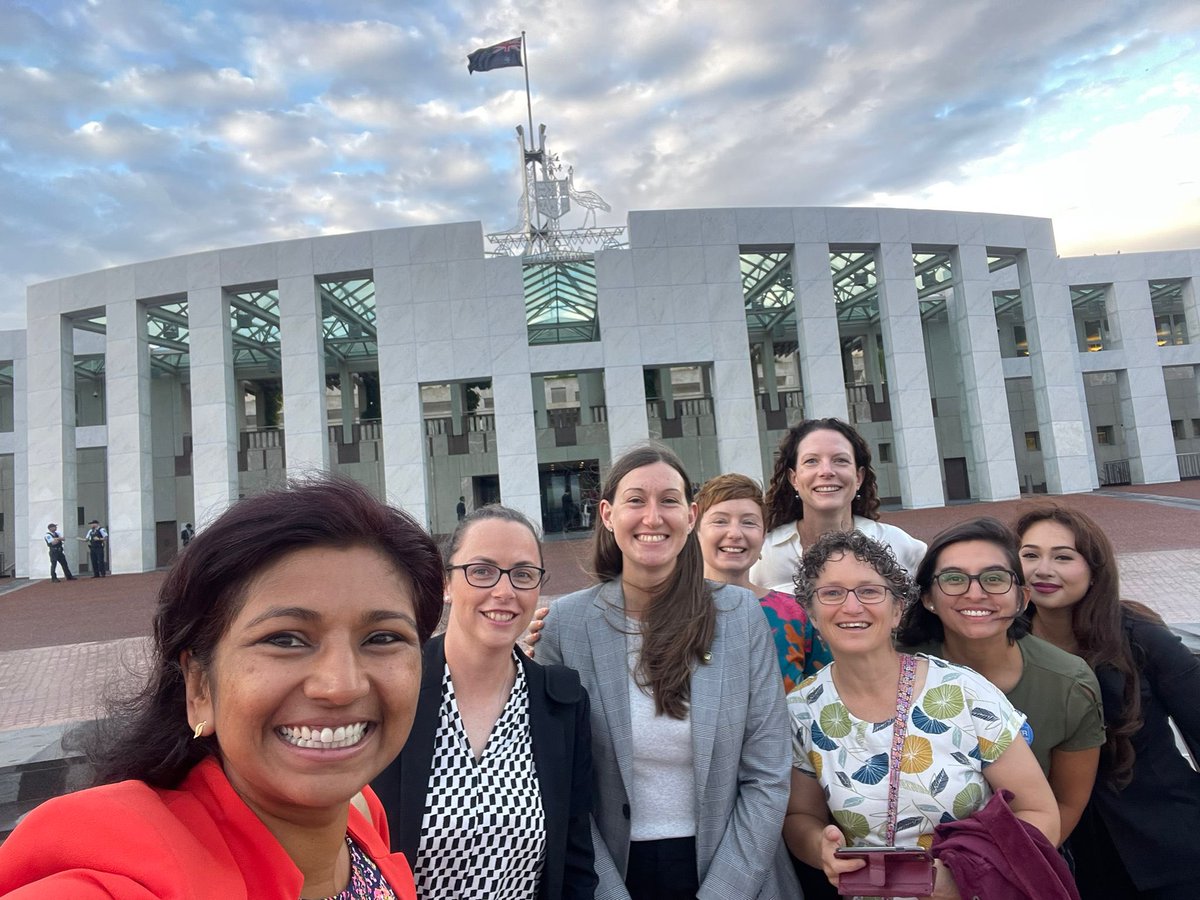 Excited to be at my first Science meets Parliament #SMP2024 with the fabulous #SuperstarsofSTEM @ScienceAU. Looking forward to promoting the importance of sleep for shiftworkers, especially in our regions 🇦🇺. @CQUni_Appleton @CQU