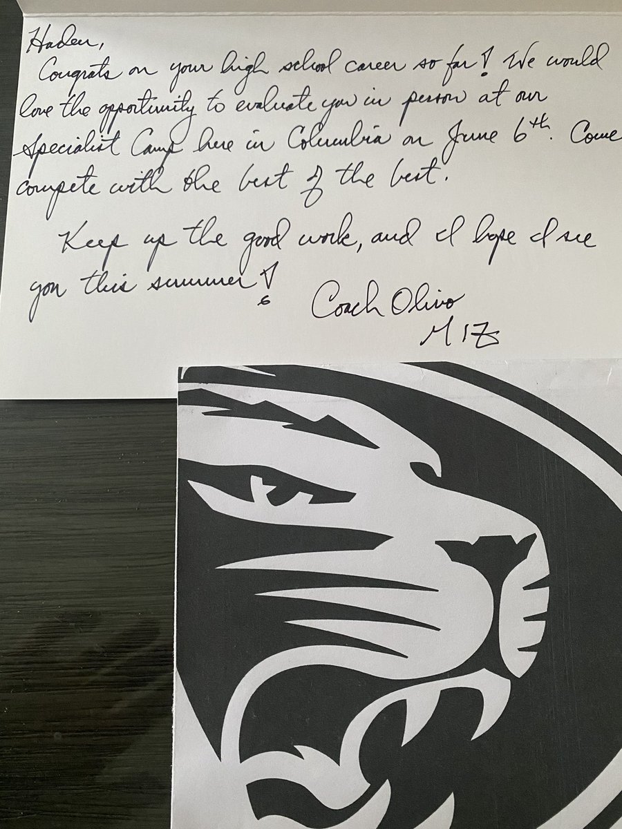 Hayden Craig (@craighayden05) on Twitter photo Thanks for the letter and camp invite <a href="/CoachOlivo/">Brock Olivo</a> <a href="/MizzouFootball/">Mizzou Football</a> <a href="/Bridgton_Ftbl/">Bridgton Academy Football</a> <a href="/Coach_Dugs/">Matt Dugan</a> Thanks for the letter and camp invite <a href="/CoachOlivo/">Brock Olivo</a> <a href="/MizzouFootball/">Mizzou Football</a> <a href="/Bridgton_Ftbl/">Bridgton Academy Football</a> <a href="/Coach_Dugs/">Matt Dugan</a>