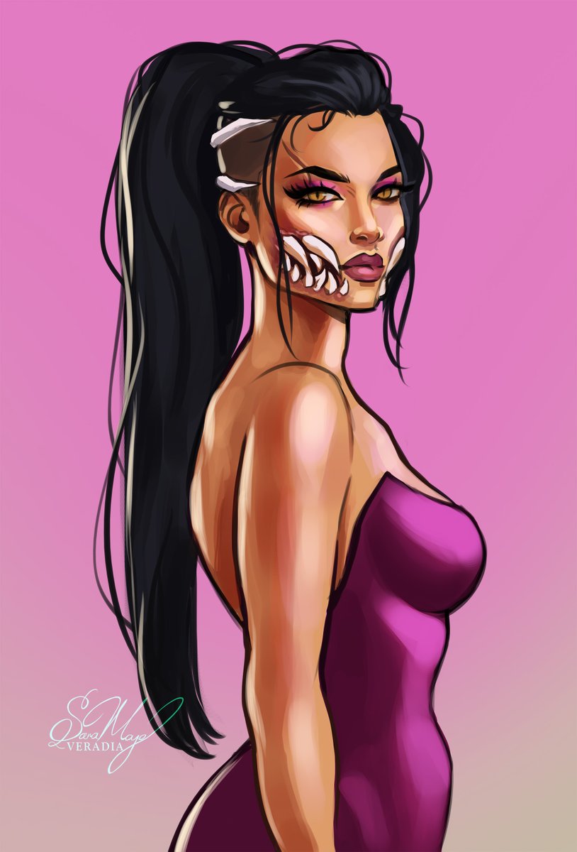 #Mileena to help with my burnout 😚💖🌺 #MortalKombat