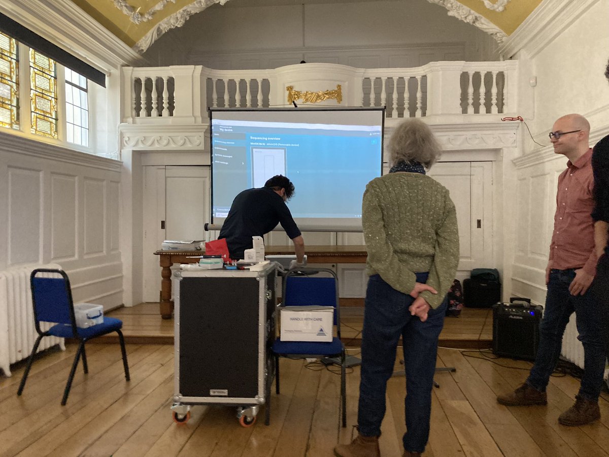 Thank you to our sponsor @nanopore for further supporting the festival with a stand at the science market (extracting 🧬 from 🍓!) and a live #DNA #sequencing demo in the guildhall! 🙌🏼 #ATOMfestival24 #AnythingAnyoneAnywhere