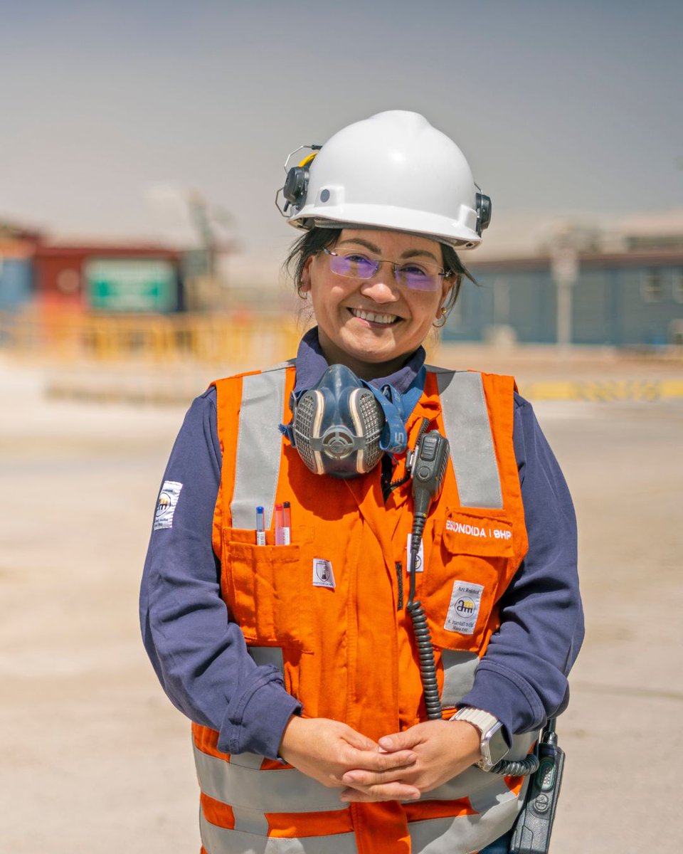 “Times have changed, and now women can participate in different roles all across the company. Today we lead the industry not with words, but with actions.' Meet Linda, Electric Technician at Escondida. Learn more 👉 bhp.co/Mn #chile #genderbalance #womeninmining