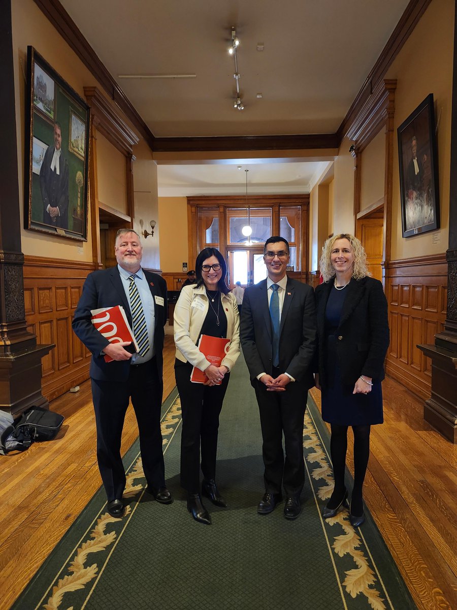 Thank you Dr. <a href="/ShamjiAdil/">Dr. Adil Shamji 🇨🇦</a>, MPP and Dr. <a href="/marymargaretbey/">MM McMahon</a>, MPP for taking the time to meet with us today to share thoughts on advancing care for Ontarians with Crohn’s and colitis.

bit.ly/3Ts0ZJU 

(<a href="/Patrick_Tohill/">Patrick Tohill</a>, Lori Radke, Dr. Shamji, <a href="/laura_targownik/">Samir Grover</a>)

#FarFromFine