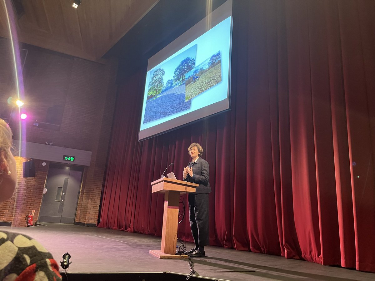 It was our honour to welcome @isabella_tree of @KneppWilding to @AmeyTheatre on Sunday night as our first speaker of #ATOMfestival24! The audience was enthralled by her talk and books were flying off @MostlyReading shelves for the book signing after! 🤩📚#Rewilding