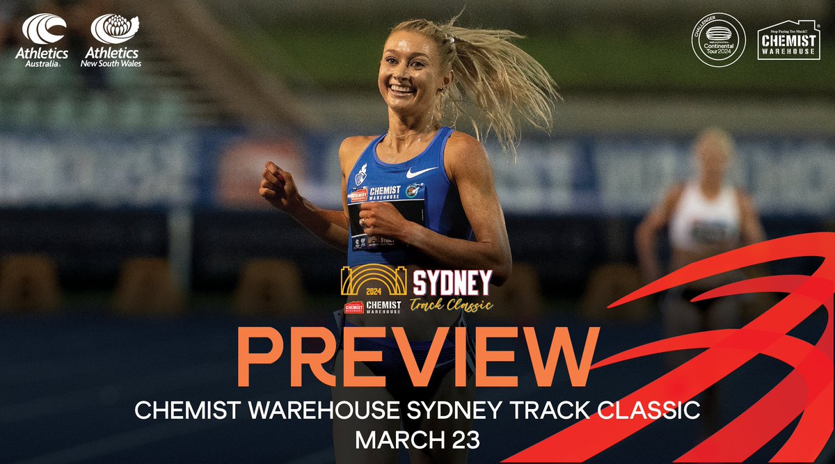 The stage is set for the Sydney Track Classic this Saturday night as Australia’s premier athletes gear up for the last dance before the Chemist Warehouse Australian Athletics Championships next month 👀🎟 Read more 👉 bit.ly/4910AEb Tickets 👉 bit.ly/3R1jsff