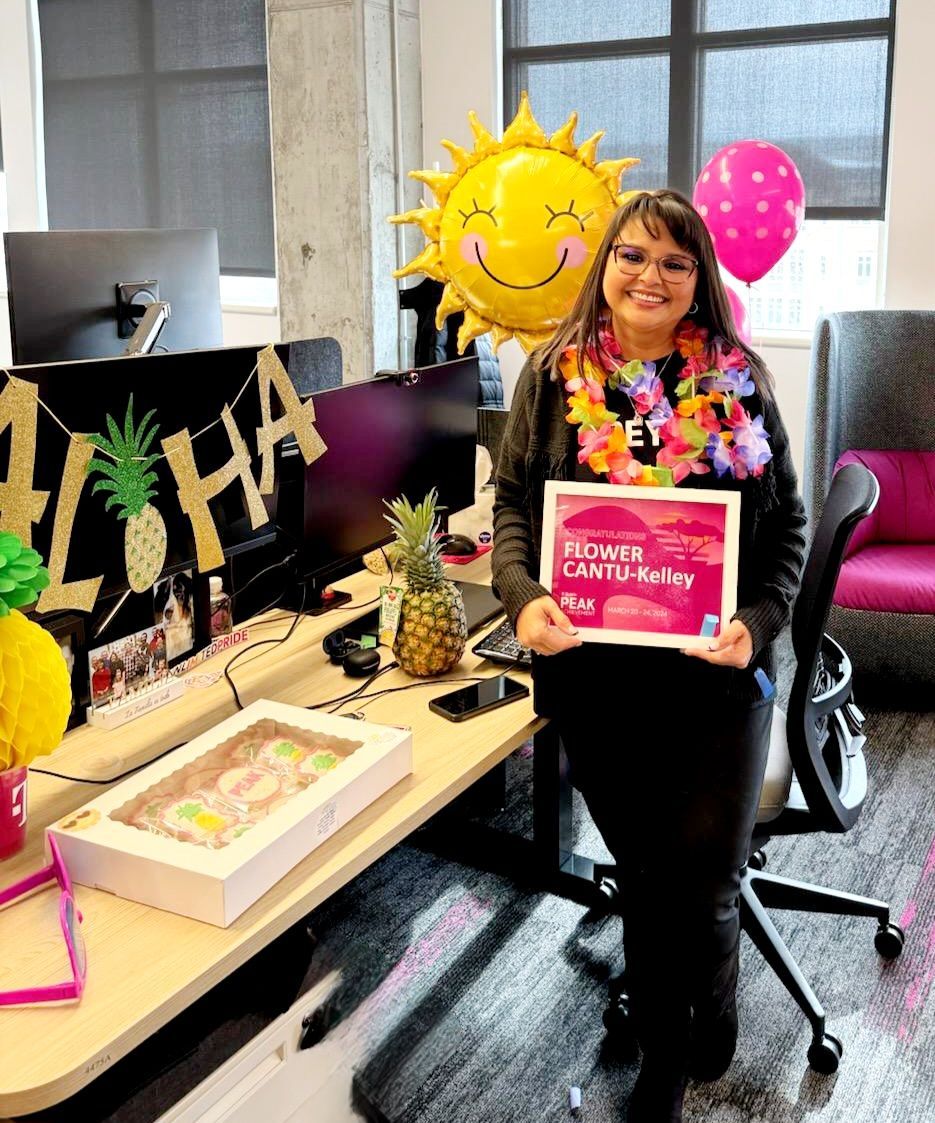 I am absolutely thrilled to have been recognized with the prestigious PEAK award, the pinnacle recognition at T-Mobile. Super excited to be heading to Maui tomorrow morning! #peak24 #teammagenta