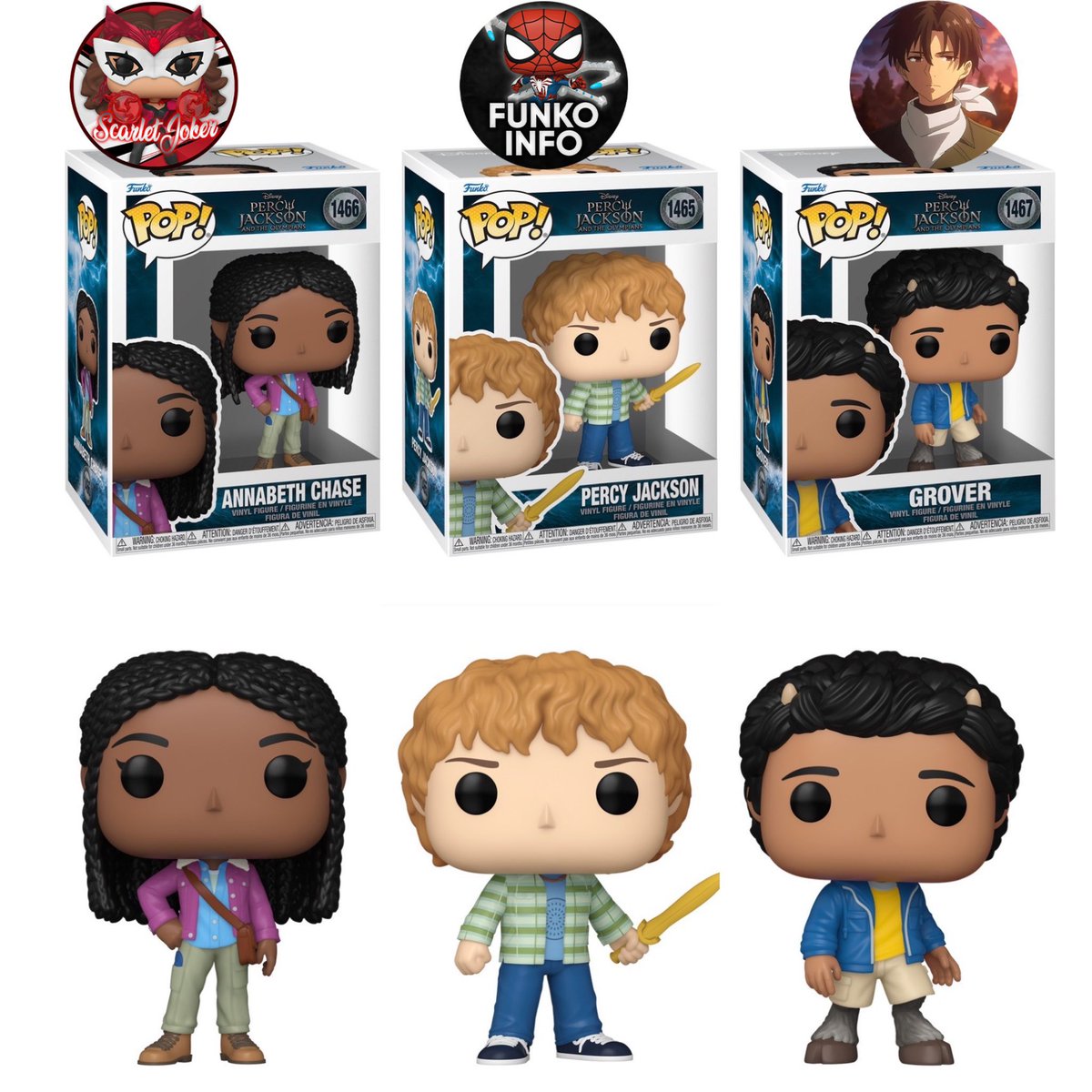HERMANOS, YA TENEMOS FUNKOS DE PERCY JACKSON