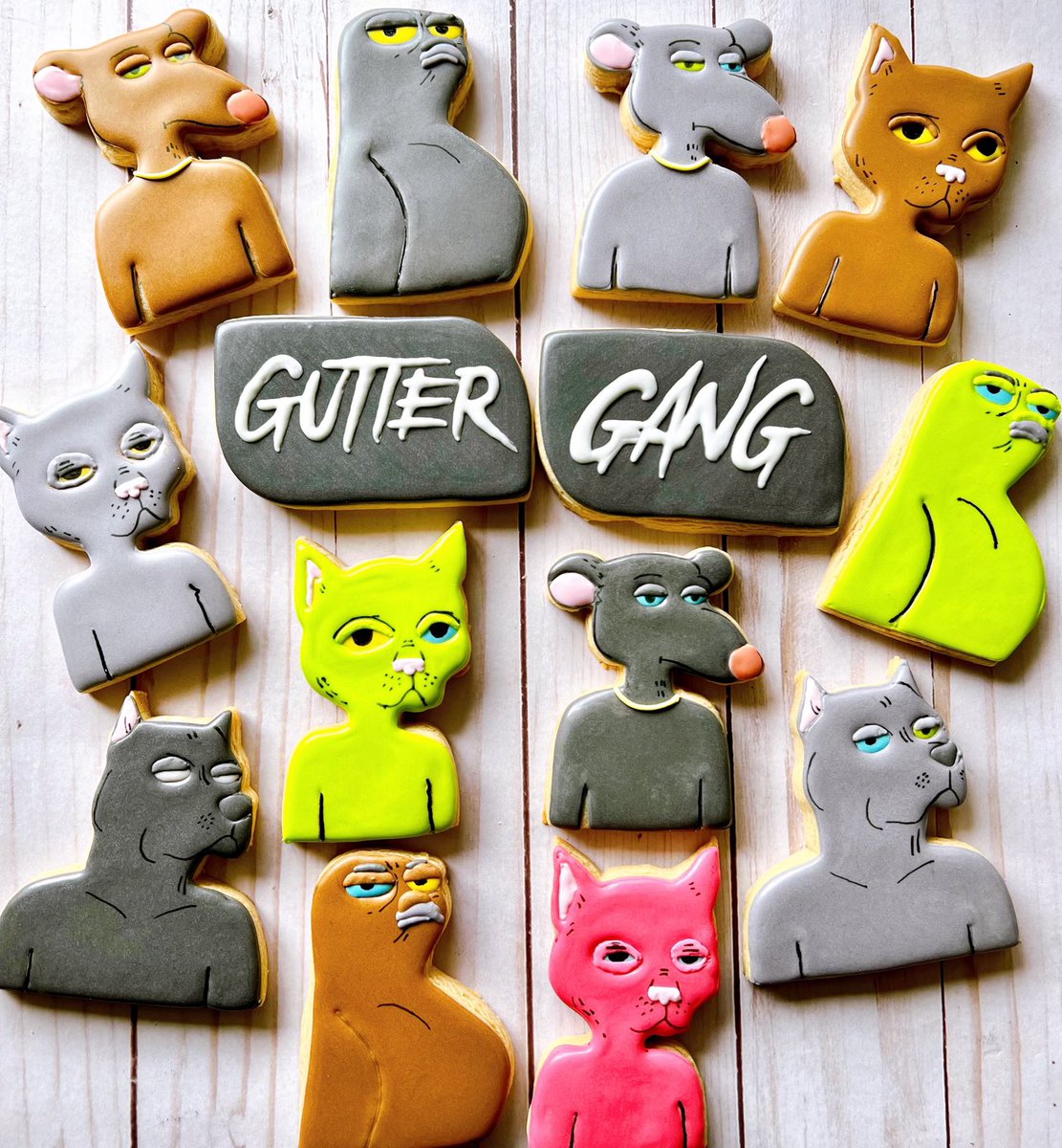 $GANG cookies my wife made for the Gutter Dallas event last year 

<a href="/YugenLBS/">Yugen.</a> <a href="/GutterToken/">GutterToken.com</a>