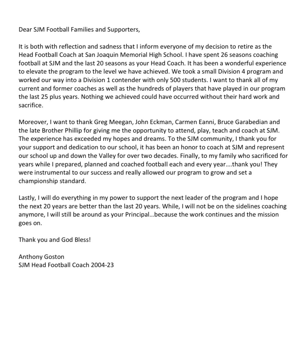 SJM Football tweet media