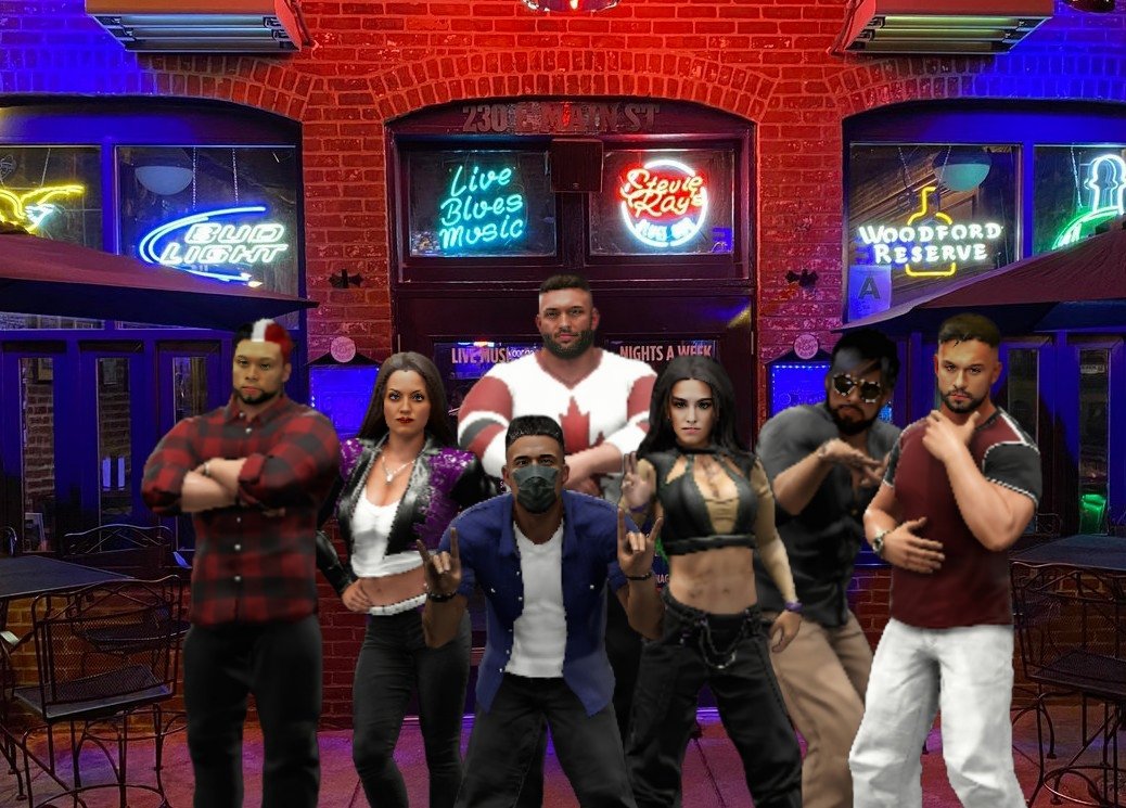 OOC: This little session was just for fun and as you can see im no expert in this but wanted to enjoy doing this (sorry for the dressing, i really tried to make each one look nice)

IC: Gente hermosa, enjoy this unique session from canada at the pub with some friends

Tread⬇️⬇️⬇️