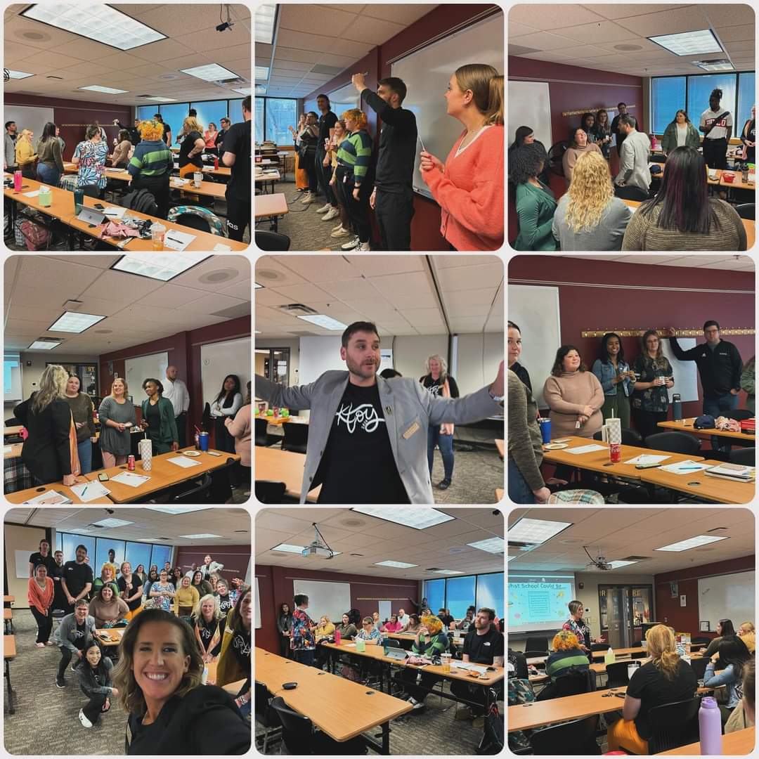 Late upload: Spreading joy at Ottawa and Fort Hays! The future of KS education is bright! #ktoy2024