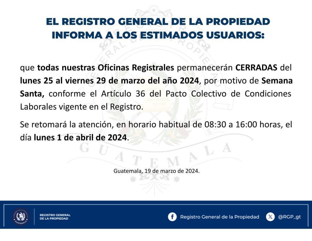 Información importante