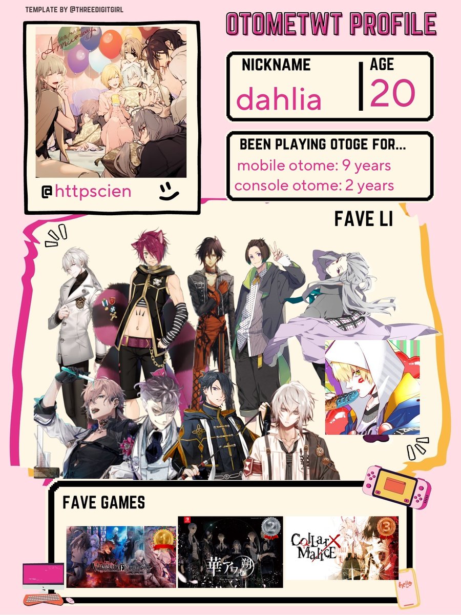 vampstarion's tweet image. after putting it off for months... hi here is my #otometwtintro #otometwt 🩷