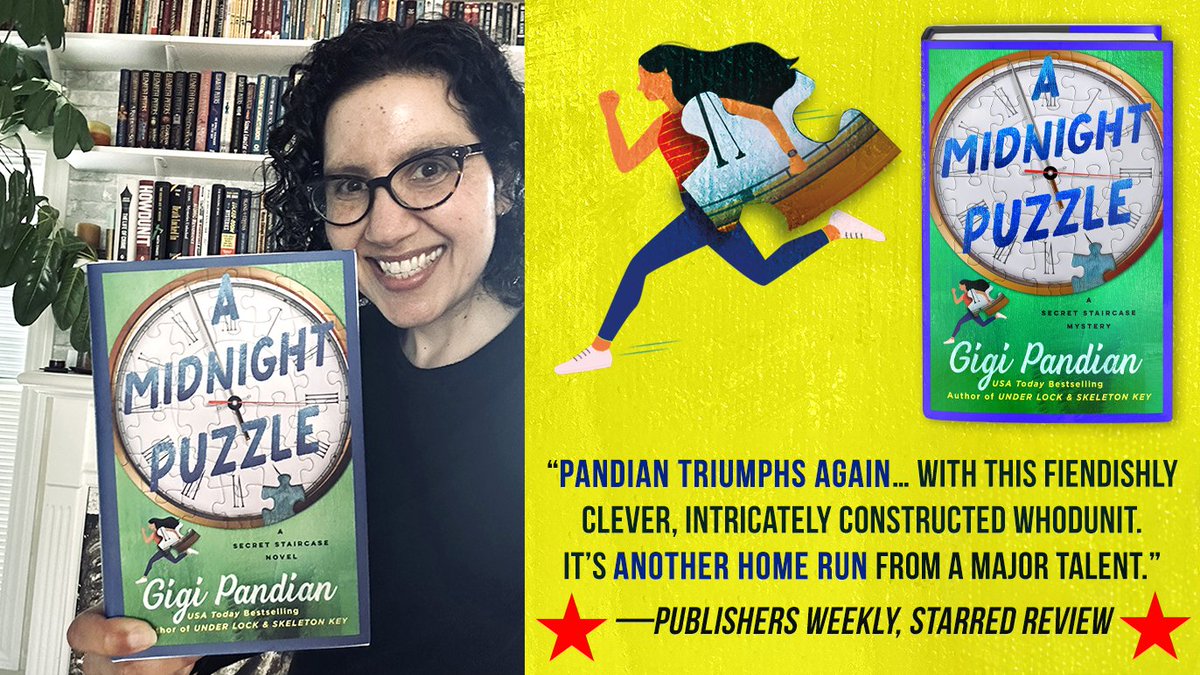 GigiPandian's tweet image. Thank you for all the book birthday love today! I&apos;m so excited that my latest locked-room mystery, 🧩A MIDNIGHT PUZZLE🧩, is out in the world!
gigipandian.com/a-midnight-puz…
(Psst: I&apos;m rarely here. The best way to connect regularly is via my email newsletter: gigipandian.com/subscribe )