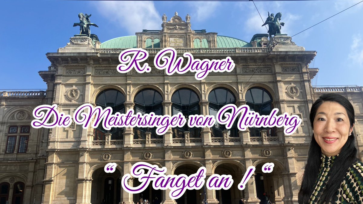 operayoko's tweet photo. 久々のYouTube Upしました🌟
イイね👍やチャンネル登録して頂けると嬉しいです🌸

R.Wagner Die Meistersinger von 
Nürnberg “ Fanget an! “ https://t.co/AvY5Yvm5pg @ＹｏｕＴｕｂｅより https://t.co/oBMejuZIsD