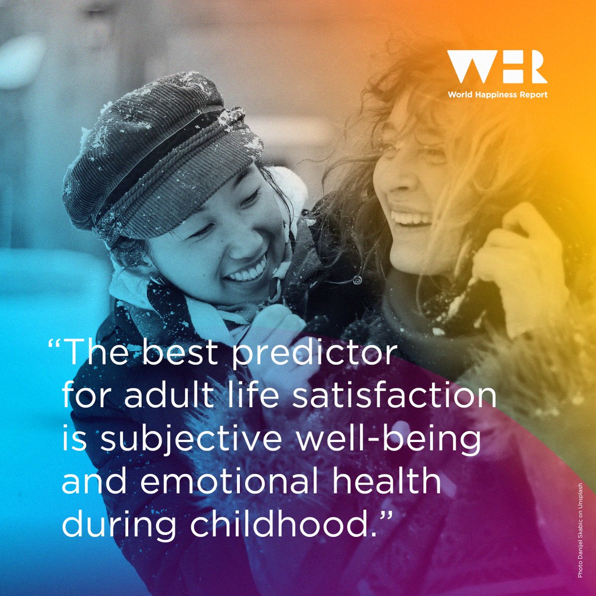 👶🧒🧑 Are our children happy? Chapter 3 of World Happiness Report 2024 examines the state of #wellbeing among the world’s children and adolescents. 🧵8/16 | #WHR2024