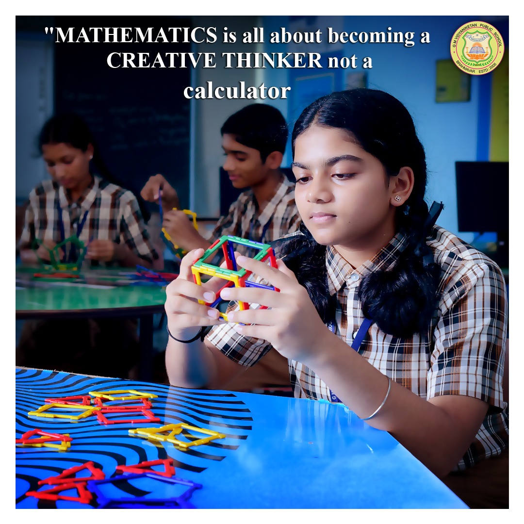'Transforming Numbers into Knowledge: Our Mathematics Lab is a Dynamic Space where Students Explore, Experiment, and Excel, Cultivating Critical Thinking, Problem-Solving, and Mathematical Fluency for Success in Every Equation.'
#GMVidyaniketanPublicSchool #SchoolsOfTomorrow
