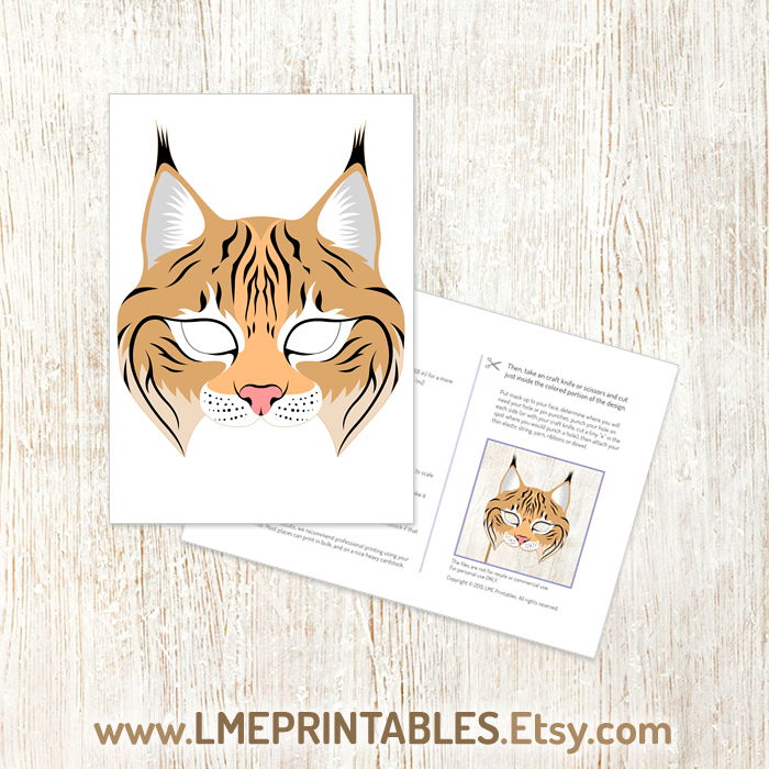 lmeprintables's tweet photo. Lynx Mask Printable Halloween Animal Masks Children Jungle Safari Mask Birthday Party Bobcat Costume Kid Adult Splintercat Wild Cat Carnival https://t.co/ncwirfiuAZ via @Etsy #lynxmask #lynxcostume #easterforkids #eastergames #splintercatmask #wildbirthdayideas #masksforkids #diy https://t.co/EZrO6f3qaB