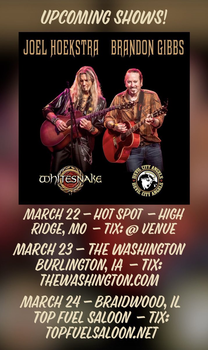 Just another friendly reminder that I have these 3 shows with Brandon Gibbs <a href="/BGibbsmusic/">Brandon Gibbs</a> coming up this Friday, Saturday and Sunday!