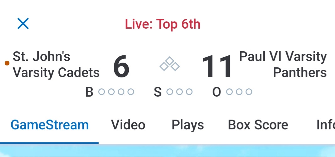 LSBR11's tweet image. The @PVI_Baseball with a lead over St. Johns late. @RyanHenson04
And @AlexPeltier7
With 3 RBIs each so far. #LSbaseball