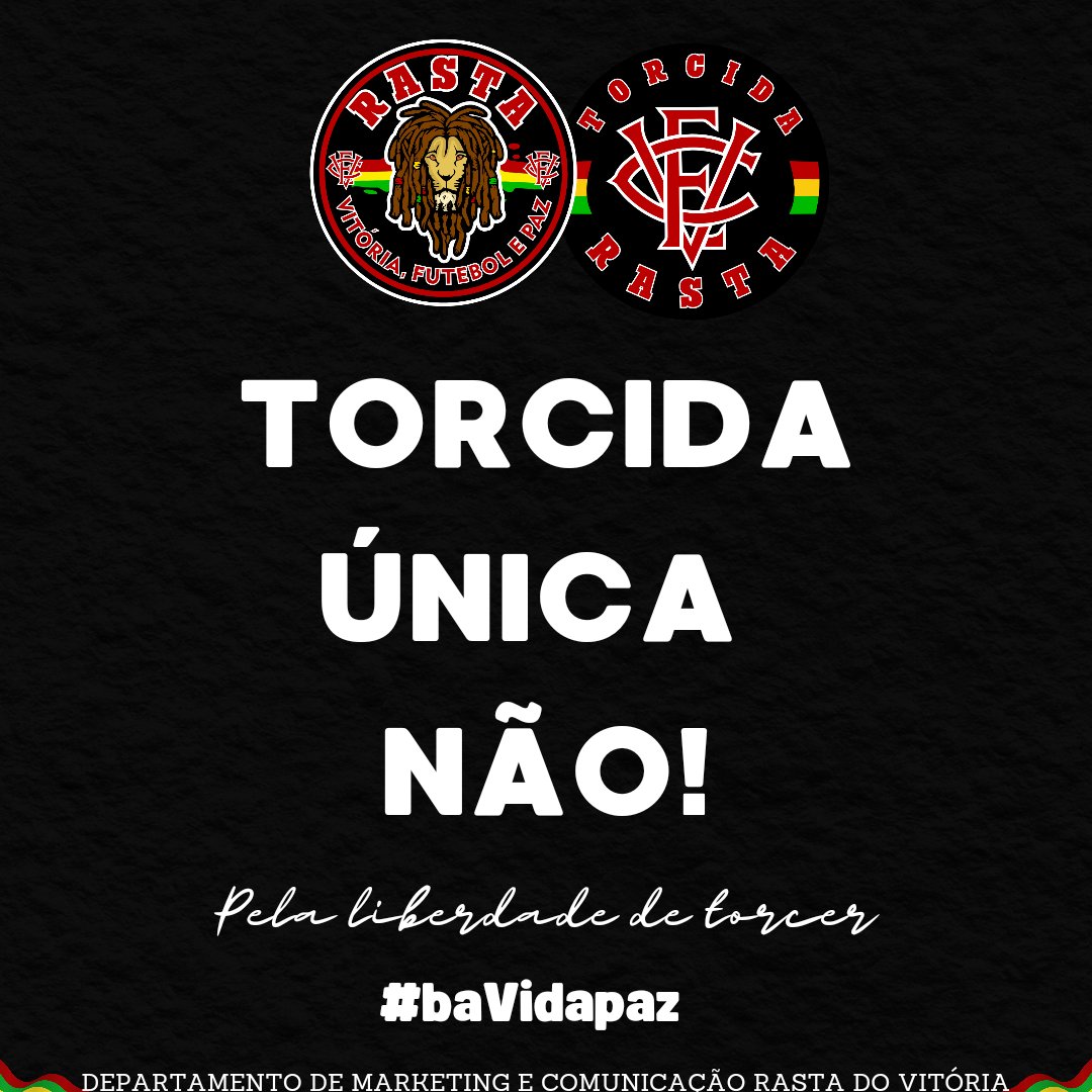 rastadocolossal's tweet photo. Devolvam nosso clássico! ✊🏿

VITÓRIA, FUTEBOL E PAZ 🇬🇳 

#torcidarastadovitoria #bavidapaz #arquibancada #torcer #rubronegro #classicobaiano #ecvitoria #rubronegro #deusmelivrenaoservitoria #championsleague #copadonordeste #liberdadeparatorcer #rastafari #PAZ https://t.co/LnK01hmBBO