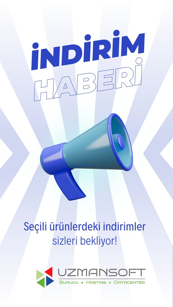 Değerli Müşterilerimiz,

Ramazan ayının bereketi ve huzuruyla birlikte, Uzmansoft olarak size özel bir kampanya sunuyoruz! Bu mübarek ay boyunca, hosting ve sunucu hizmetlerimizde büyük bir indirim fırsatı sizi bekliyor.

uzmansoft.net/haber/ramazan-…