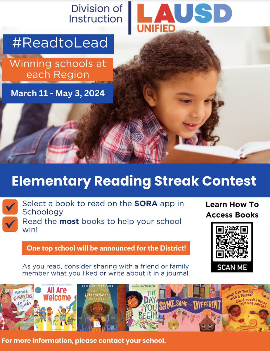 As part of the cultural literacy challenge,  Region West Superintendent Dr. Denise Collier read “I am Enough” to Baldwin Hills Elementary second graders & Administrator of Instruction Andrew Jenkins read “Whistle for Willie” to first graders at Mid-City Prescott #read2leadlausd