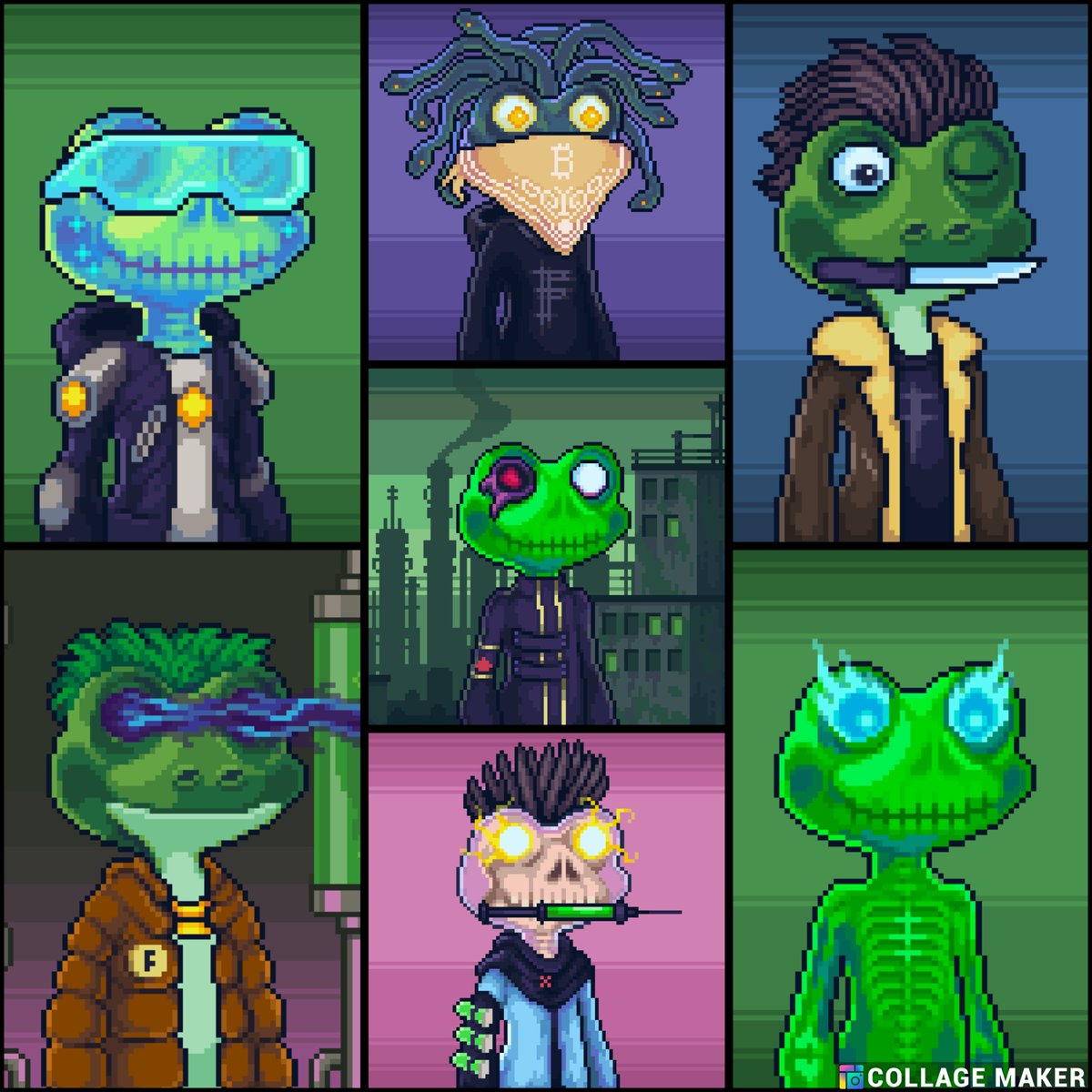 offheadharry's tweet image. Been awhile since I experienced a mint as fun as @frugfrens  #ProjectF 🥳

🔸Great artwork
🔸They buy up @ProjectX_DAO &amp;amp; @DivergentClub_ 
🔸$DNA rewards
🔸Only 0.02 $EGLD per mint!

What more can you ask for?

Don't believe me about the art - check it out below 👇