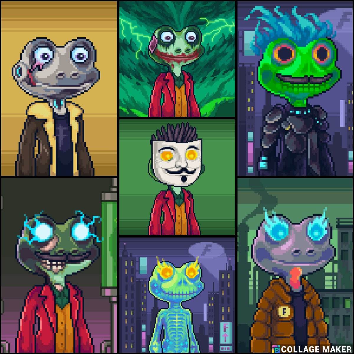 offheadharry's tweet image. Been awhile since I experienced a mint as fun as @frugfrens  #ProjectF 🥳

🔸Great artwork
🔸They buy up @ProjectX_DAO &amp;amp; @DivergentClub_ 
🔸$DNA rewards
🔸Only 0.02 $EGLD per mint!

What more can you ask for?

Don't believe me about the art - check it out below 👇