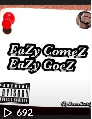 bazerbeats's tweet photo. Ay so close to 700 views on my latest song BazerBeats-EaZy ComeZ EaZy GoeZ https://t.co/xVEvVlI97b #music #englishartist #tryingtoimprove #EaZyComeZEaZyGoeZ #Bazerbeats #EaZyComeZEaZyGoeZsong https://t.co/DA8J9X6Bqw