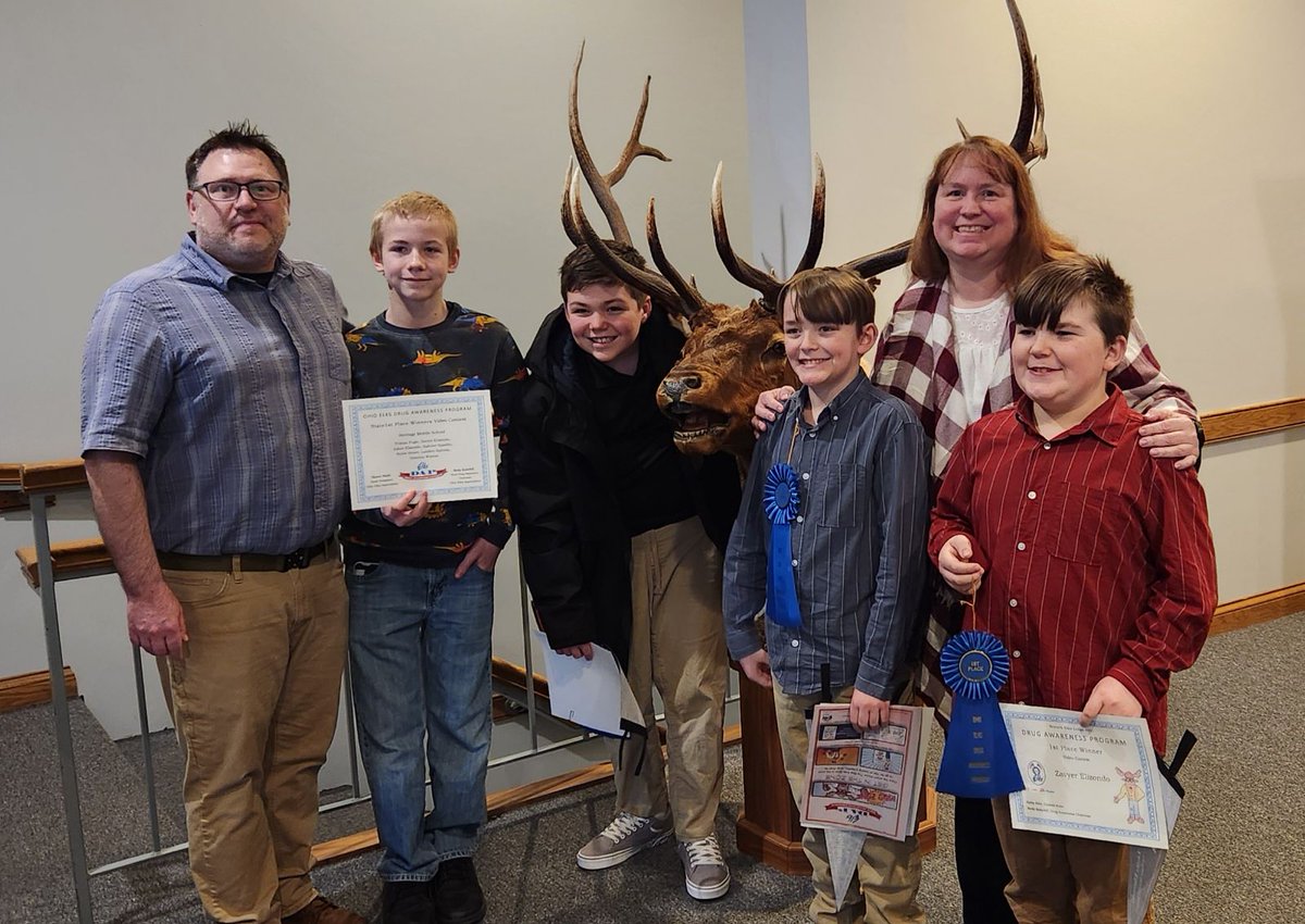 Congratulations to this amazing crew from <a href="/heritage_lions/">Heritage Wildcats</a> . They not only won the local Elks Drug Awareness Video Contest, they also won the state contest!!! Next stop, Nationals! The future of the program is in great shape! <a href="/Newark_Schools/">Newark City Schools</a>