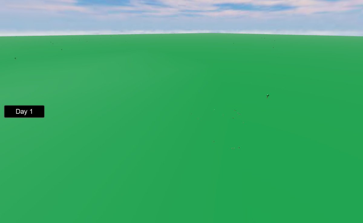 _daskii's tweet photo. While scripting a map generator for a project, I decided to make it so it has random amount of trees (which is essential for players), I set it to either being very scarce or very abundant, after like 2 tests of this version... holy fuck.

They will be fine! 👍👍👍 https://t.co/6lcSFI70QH