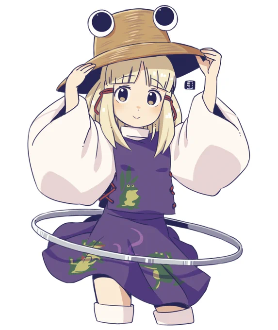 朝 doodle諏訪子さま 