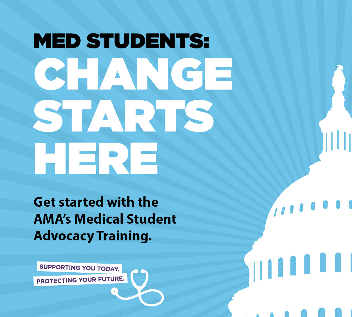 #OurAMA #medstudent members now have the opportunity to complete advocacy training anytime, anywhere with the new on-demand advocacy training program. Watch now. spr.ly/6016kSWK0