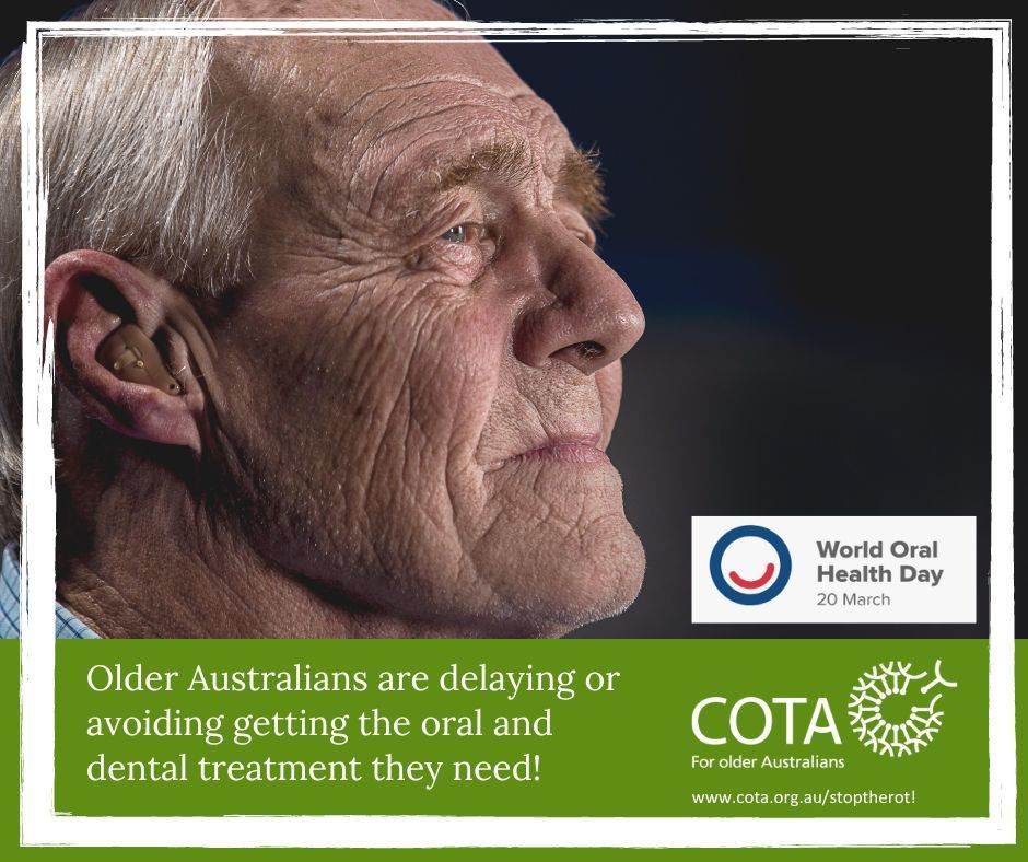 Recent polling by Essential Research and ourselves has highlighted the number of older Australians who are putting off dental care due to cost. We urge the Federal Government to introduce a Seniors Dental Benefit Scheme, funded by Medicare. Learn more at - buff.ly/43njeoD