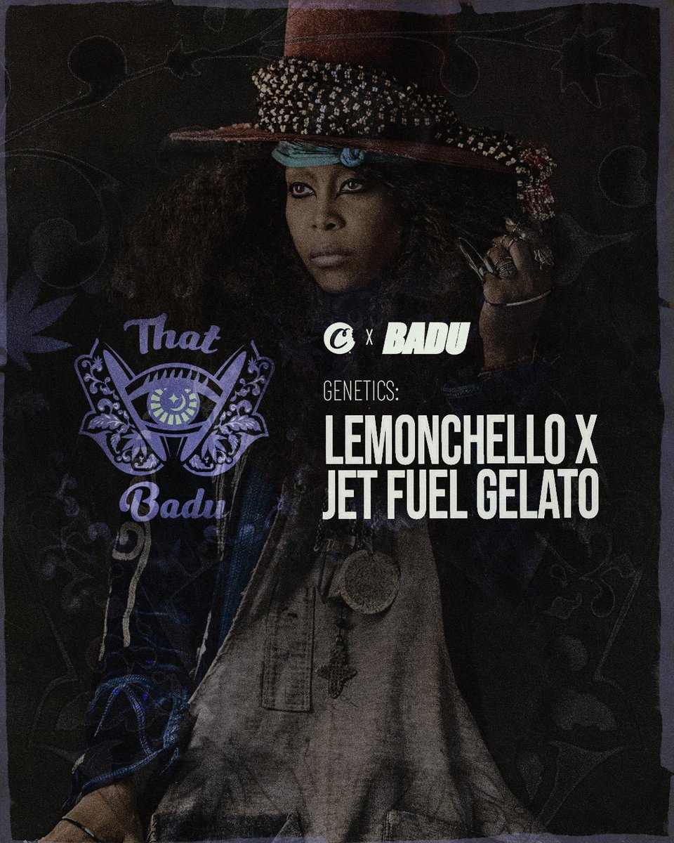 CookiesPeoriaIL's tweet photo. That BADU! 🍊🍾⛽️🥤🍋‍🟩 
• COMING TO COOKIES IN THE HEIGHTS MARCH 27, 2024!

😌 50/50 Hybrid 😁

#cookies #thatbadu #badu #erykahbadu #lemonchello #jetfuelgelato #citrus #gassy #peoriail #highvibrations @cookiesenterprisesco  @cookiesenterpriseshq #hybrid https://t.co/YMXgDD2di7
