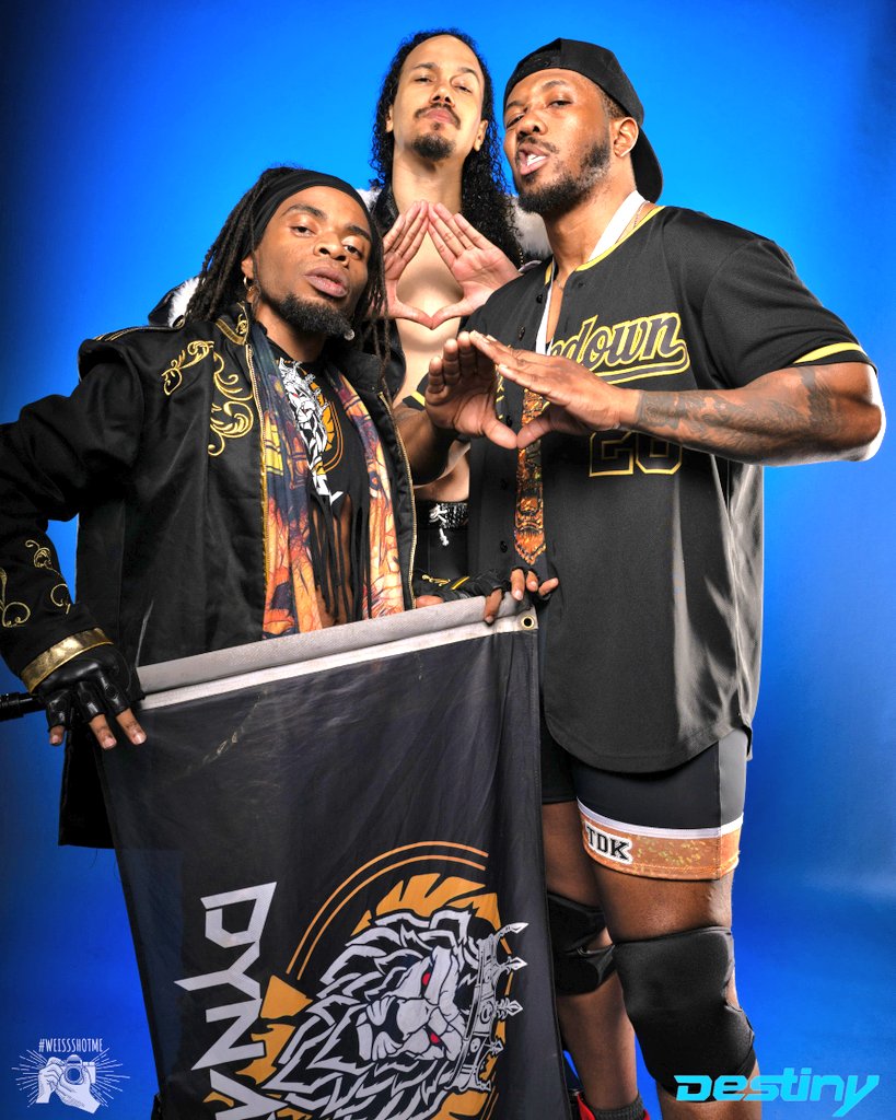 iammiikeytruth's tweet photo. We Are Doing It For You,The People!
Toronto Pull Up! 💎's🆙️#Dynasty4Destiny #DYNASTYTakeOver👑🦁💎🙌🏽
@SwayArcher @jaxon_roy 
@DestinyWrestle #TheClash🔥
Destiny World TagTeam Championship Match
🏆🏆
🔸️
#prowrestling  #indiewrestling #ontarioindywrestling #fyp #promo #Toronto https://t.co/VKddWq4V3W