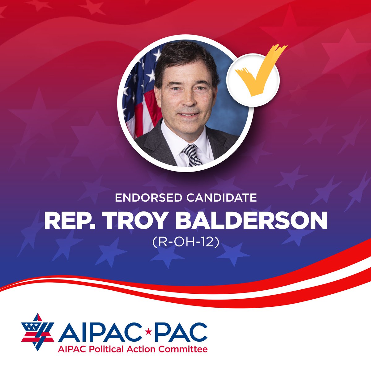 Congratulations to AIPAC-endorsed @RepEmiliaSykes and @RepBalderson on your primary election victories! AIPAC is proud to stand with pro-Israel candidates who help strengthen and expand the U.S.-Israel relationship. Being pro-Israel is good policy and good politics.